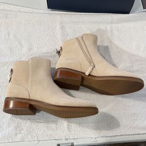 Cole Haan Light Beige Ankle Boots